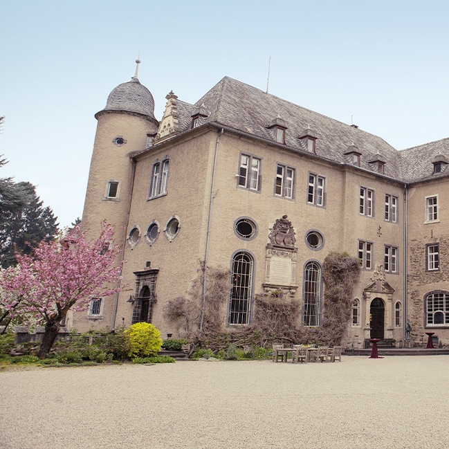 Exterior of Namedy Castle, Germany