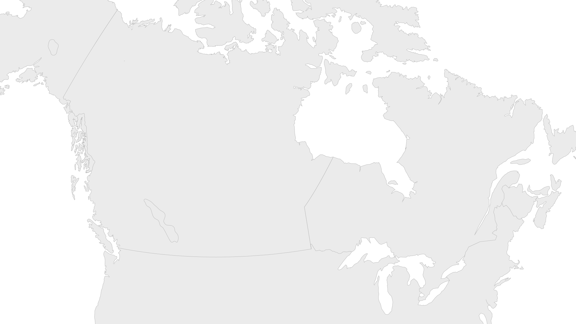 North America Map Outline
