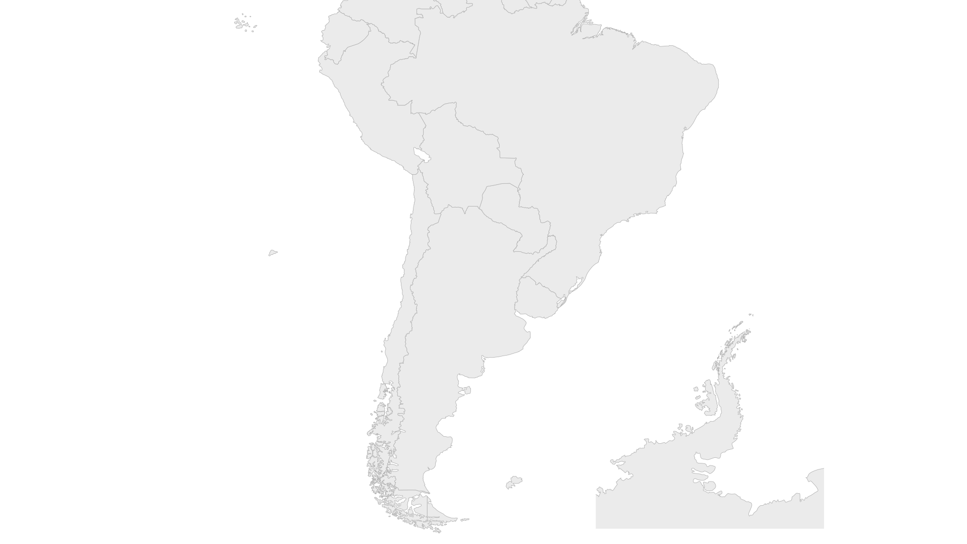 South America Region Map