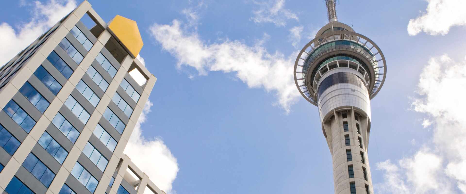 Auckland sky tower north island new zealand