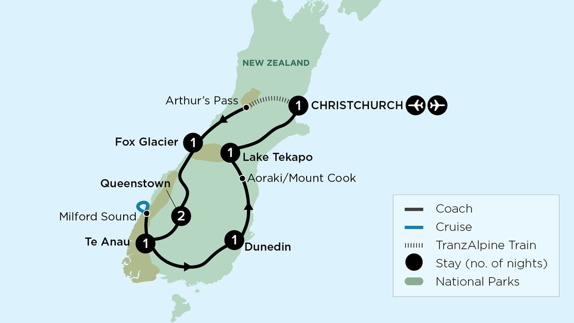 New Zealand Map 2024 NTCC8