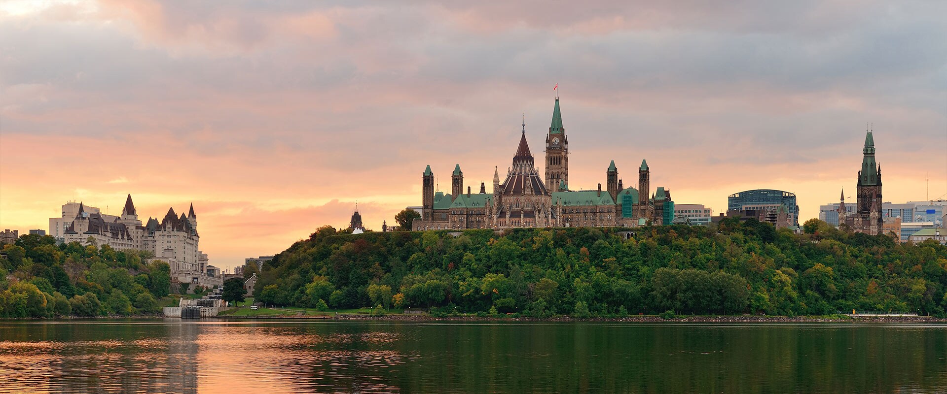 Parliament Hill in the morning, Ottawa, Canada
