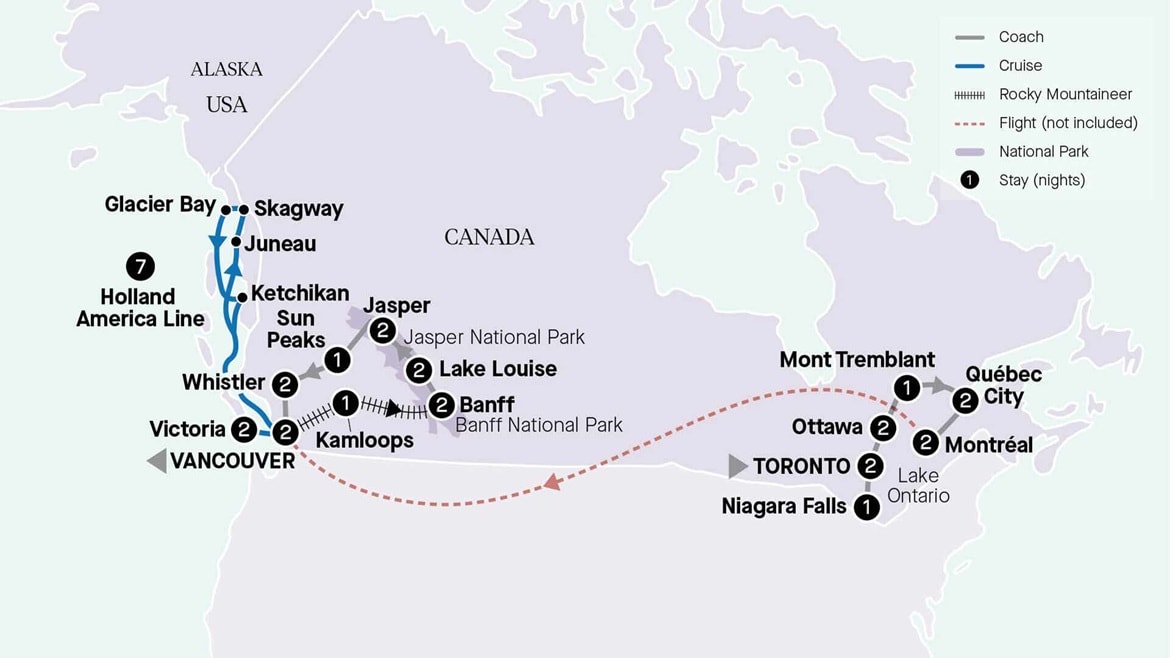 Canada & Alaska Map 2023 UTE32