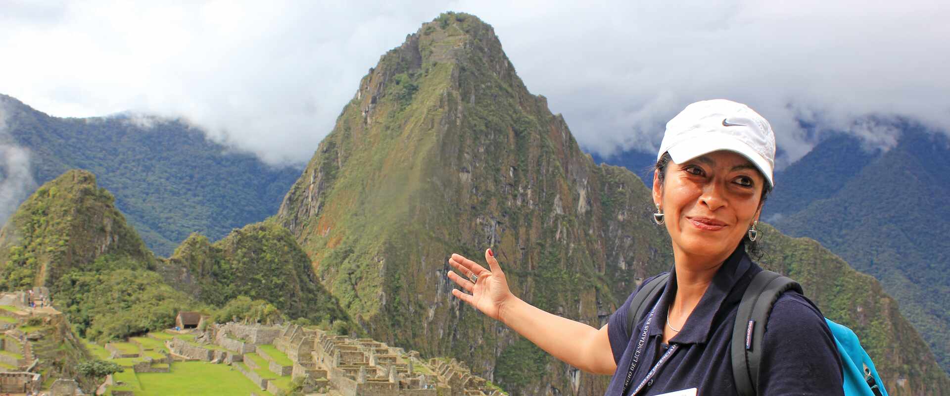 Guide at Machu Picchu