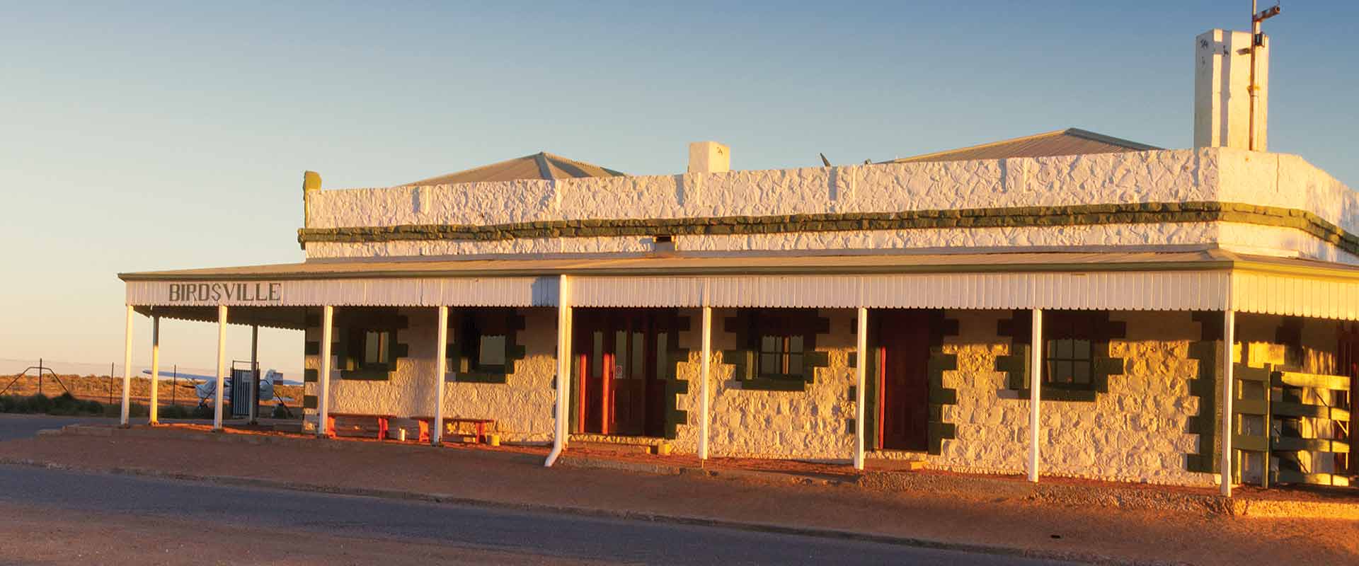 Hotel building in a remote area, South Australia